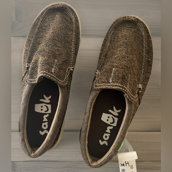 Sanuk Men’s Hi Bro Lite Mesh Vintage Khaki Shoes NWT size 7